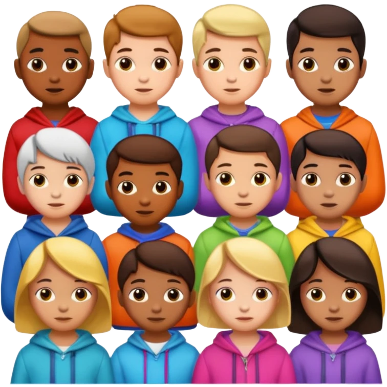 Enfants portrait  emoji