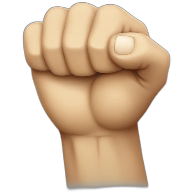 Hand fist emoji