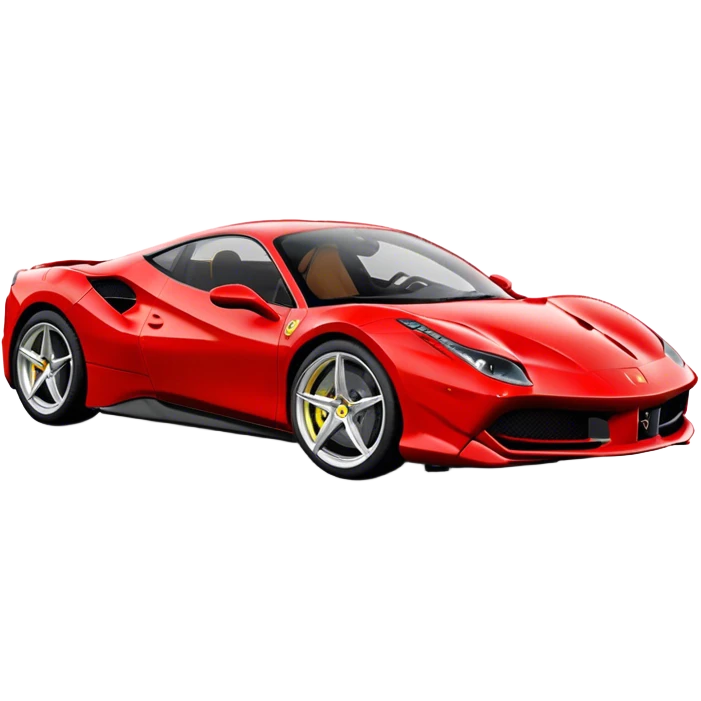 Ferrari 488 GTB - Ferrari (Model Year: 2020) (Iconic colour: Red) emoji