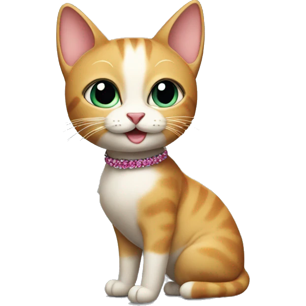 Cat wearing high heels emoji