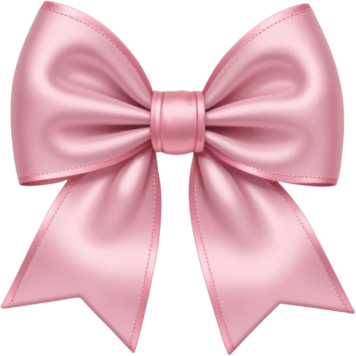 бантик нежно-розовый emoji