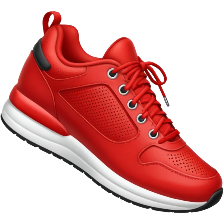 red sport shoe emoji