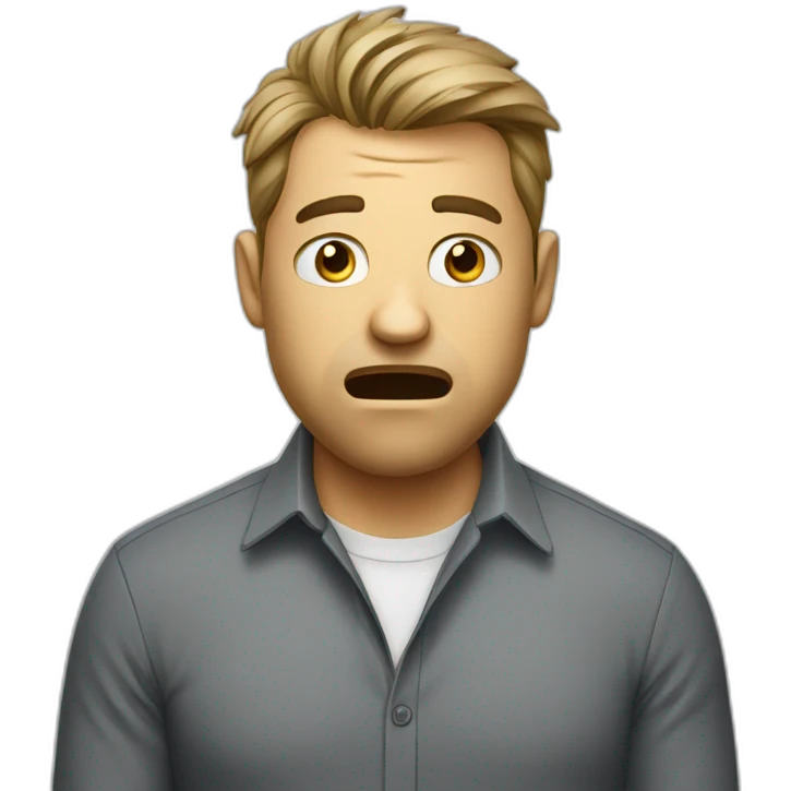 frustrated product manager emoji