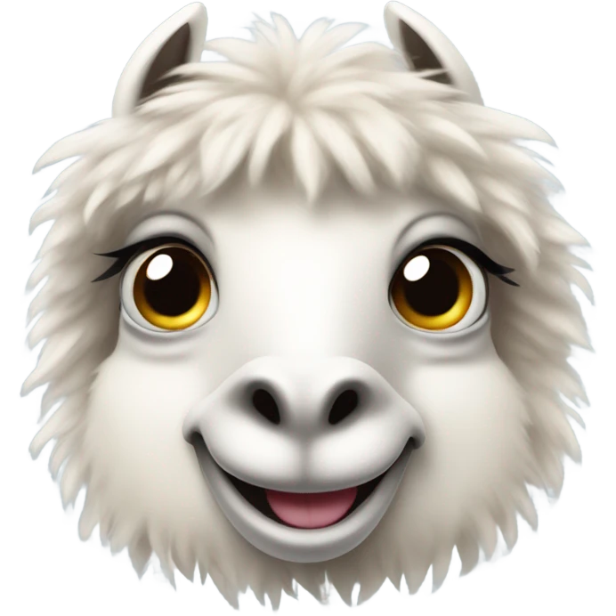 smiled lama emoji