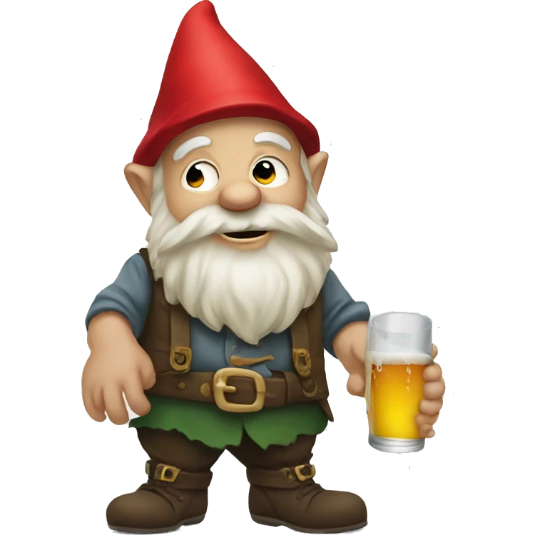Drunk gnome emoji