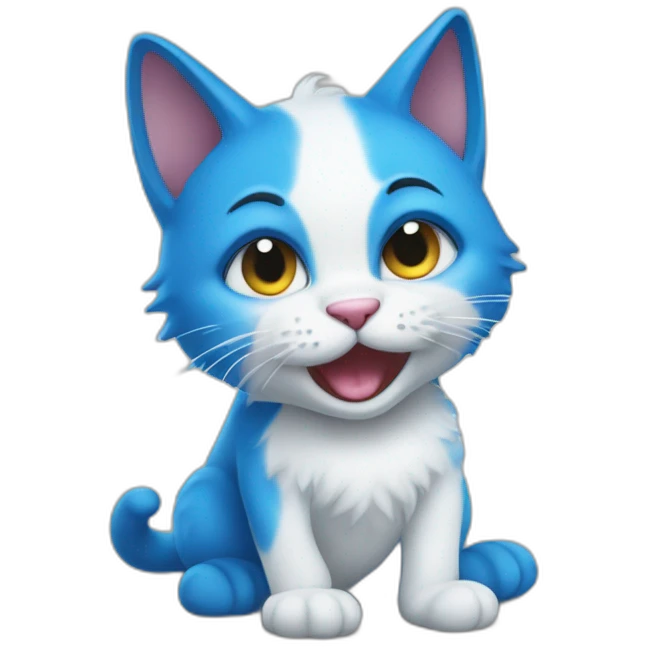 smurf cat emoji