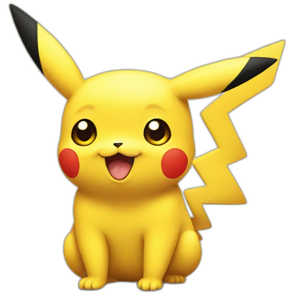 Cute pikachu emoji