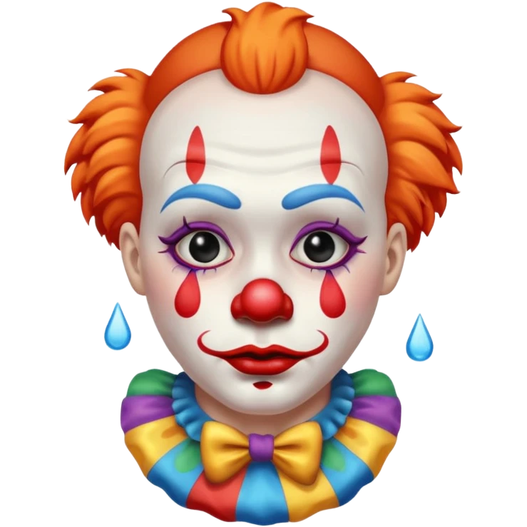sad clowns emoji