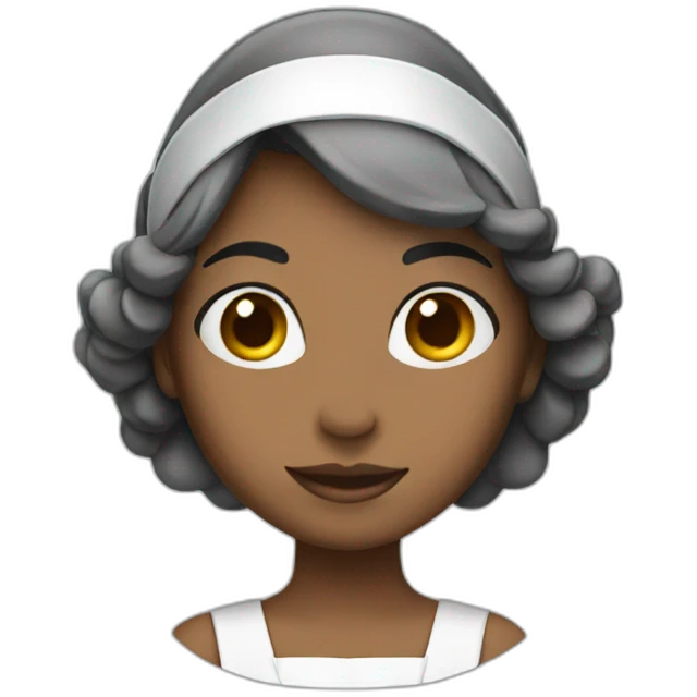Maid dress emoji
