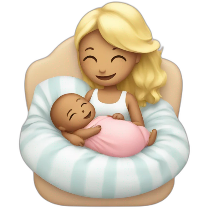 Congrats on giving birth  emoji