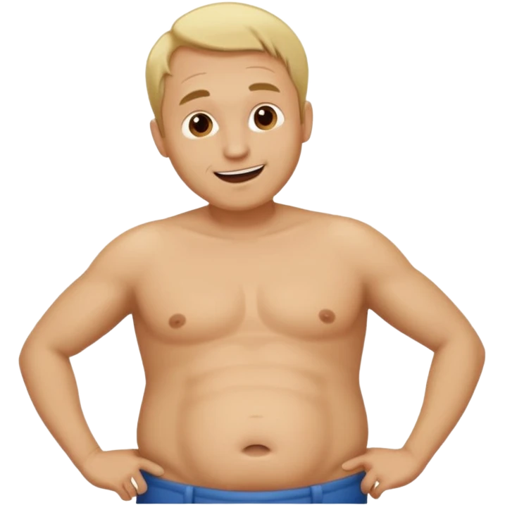 A character related to Run Forrest Run to make a joke to a henpecked friend of ours, a blonde with a potbellied belly who resembles the Recep Ivedik type with his hair a little bald in the front emoji