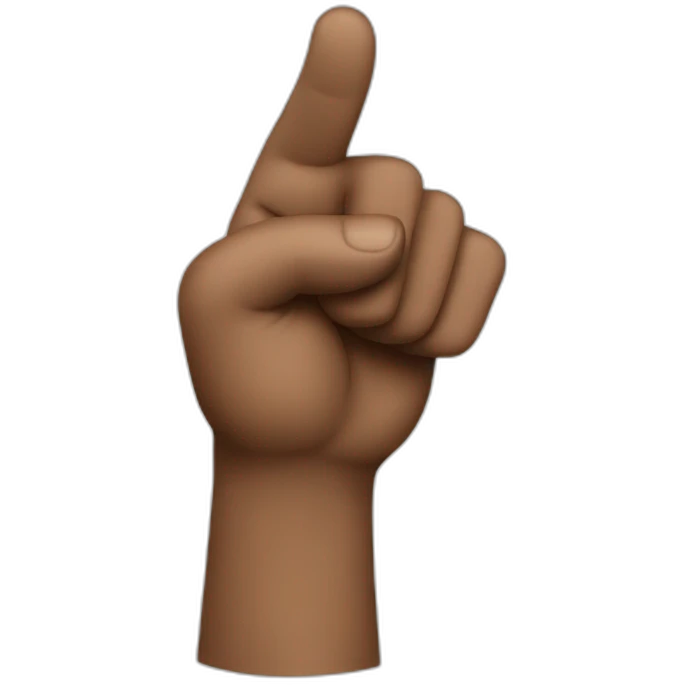 pointing text emoji