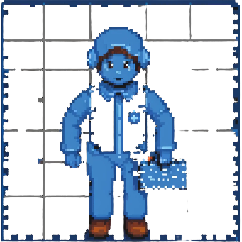 person holding a blueprint emoji