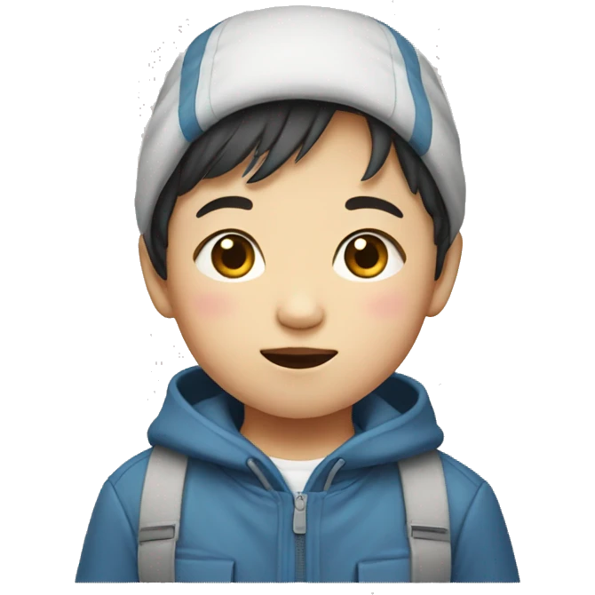 twin korean boy child emoji