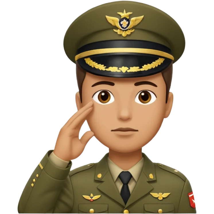 soldier saluting emoji