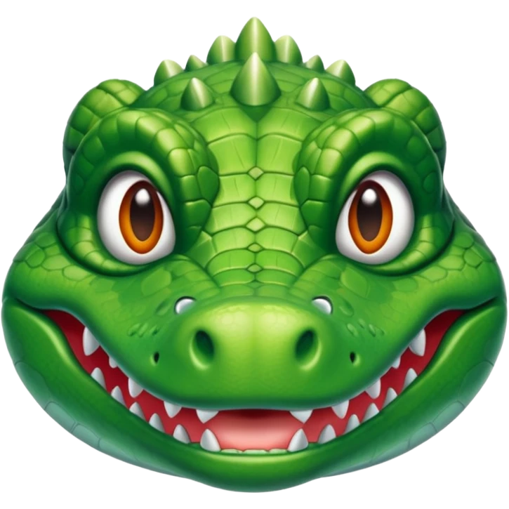 crocodile face and plane emoji