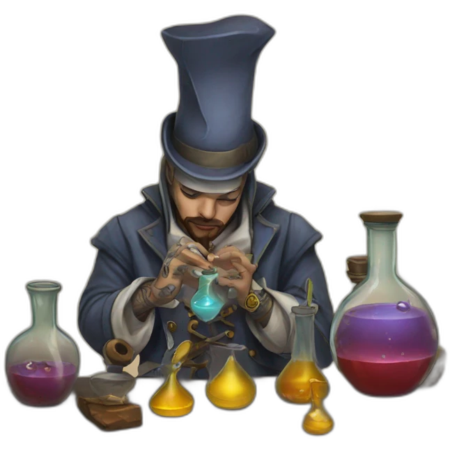 alchemist tattooing emoji