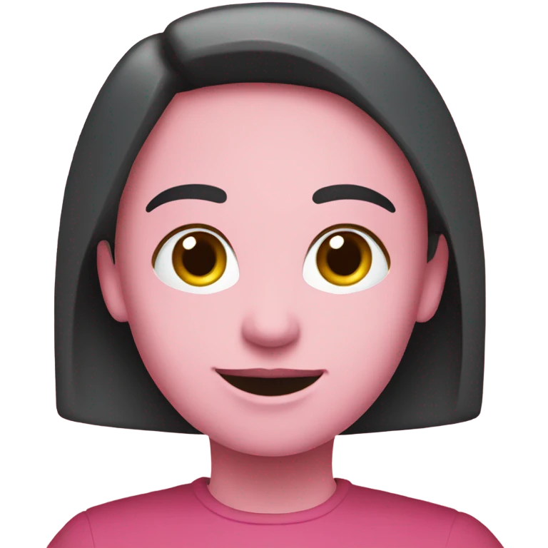 linkedin logo pink emoji