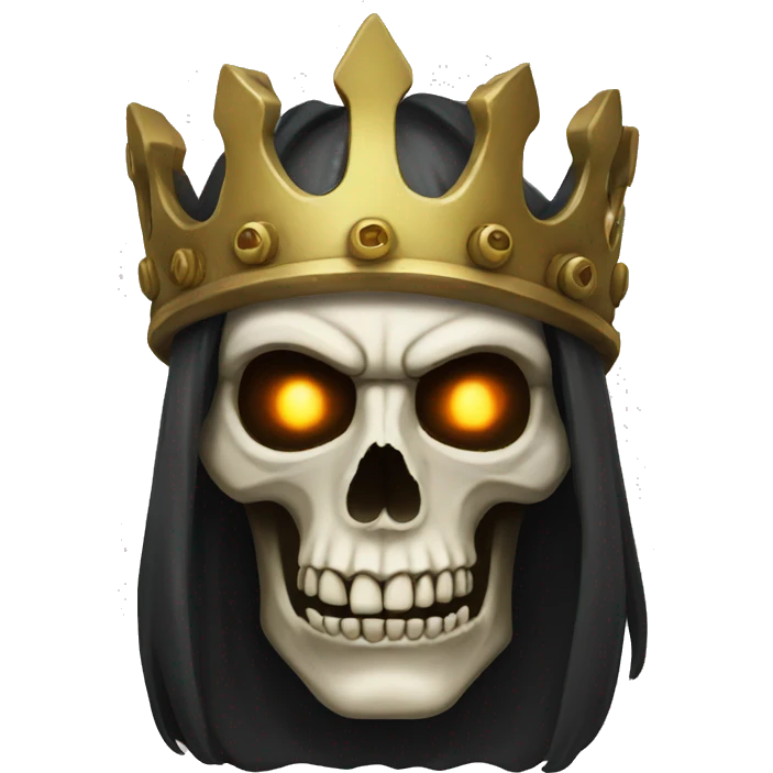 Skull king emoji
