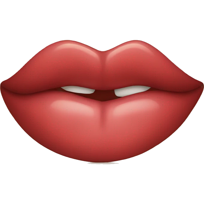 kissing mouth emoji