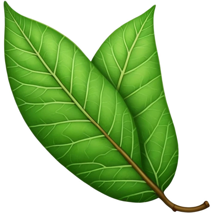 A guava leaf emoji