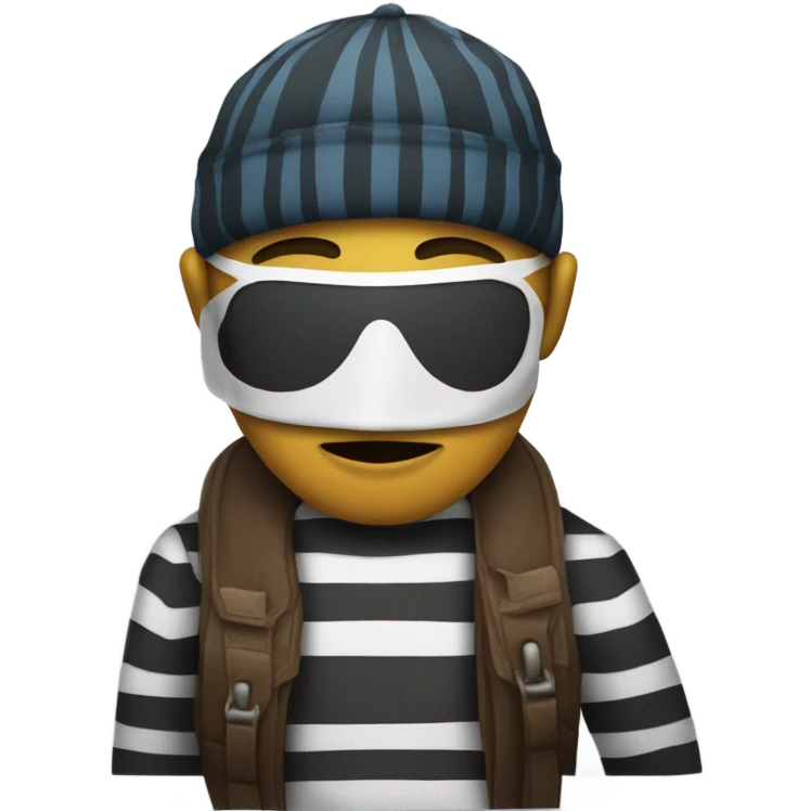 A robber emoji emoji