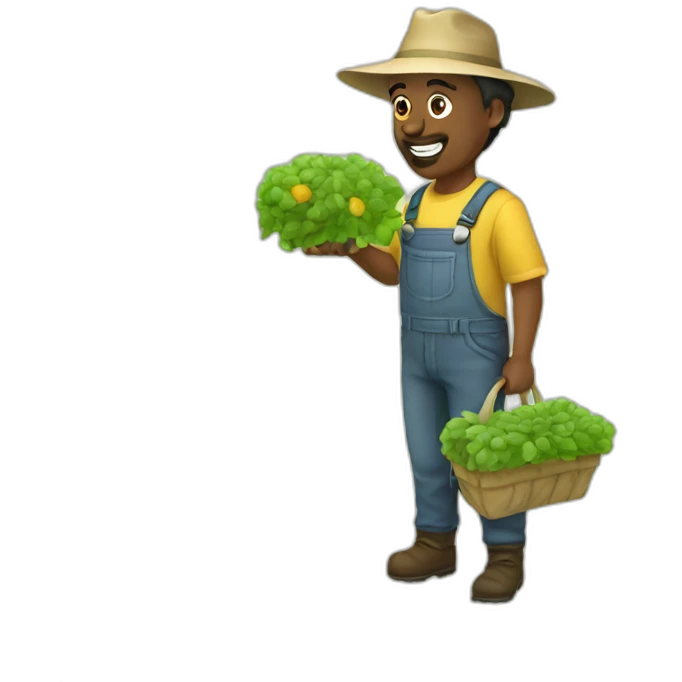 Digital agricultor emoji