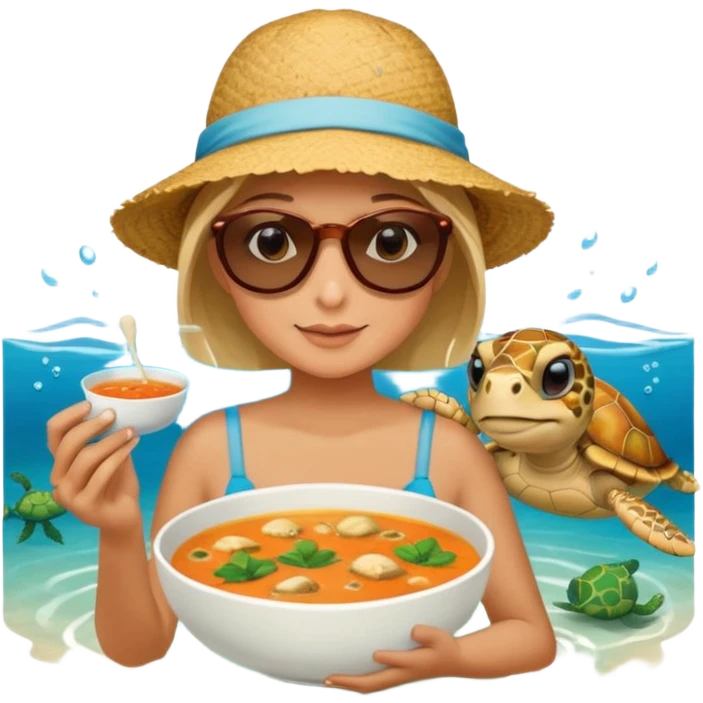 ⛱️🐢🍲 emoji