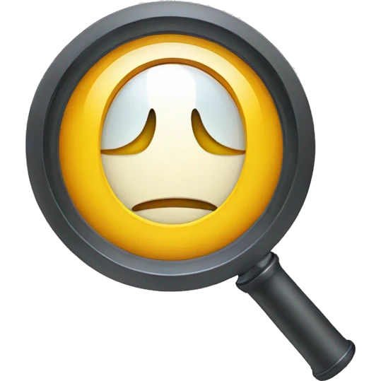 magnifier emoji