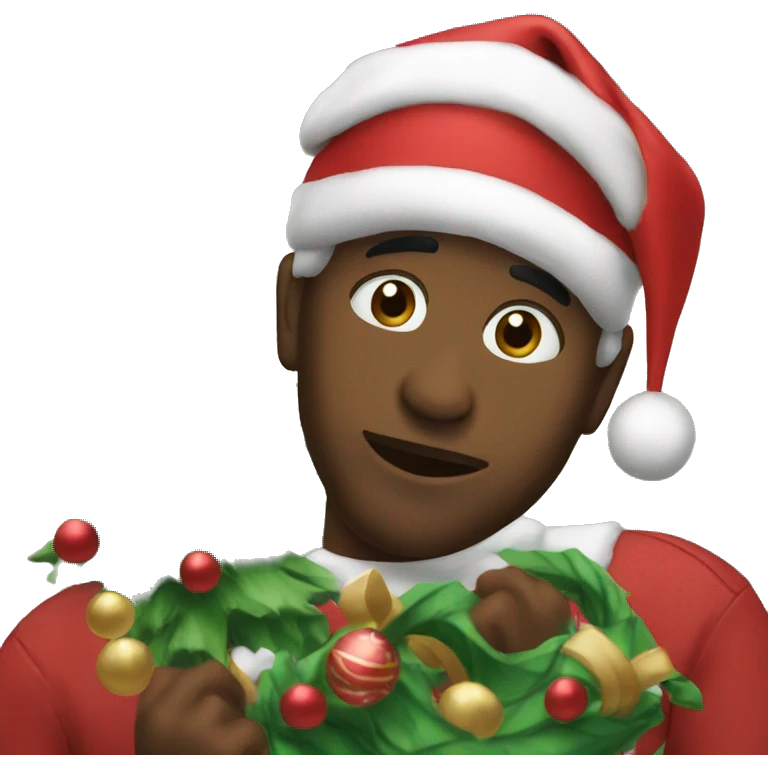 Christmas night emoji