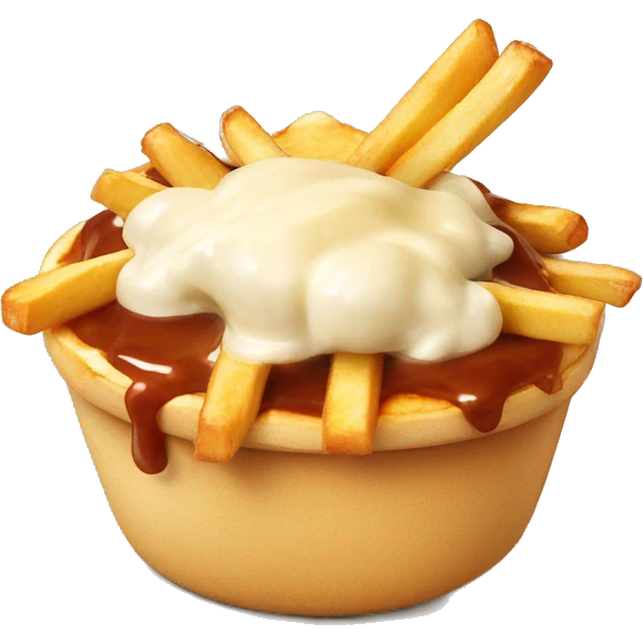 Poutine qui mange emoji