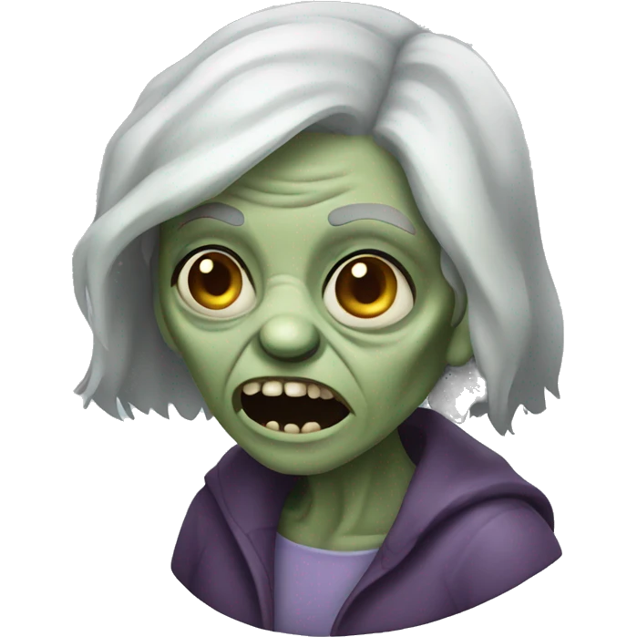old female zombie  emoji