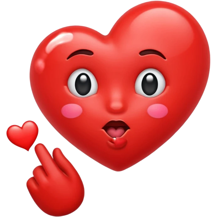 Blowing a kiss emoji emoji