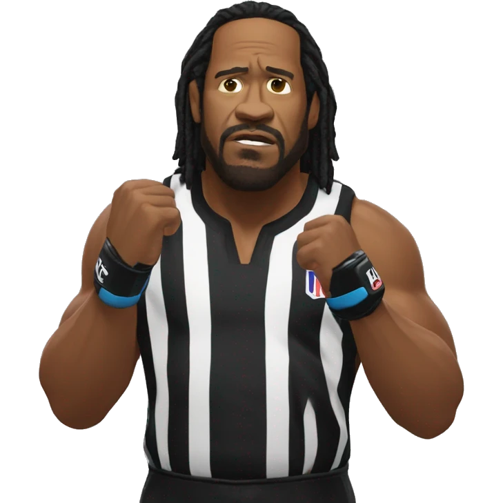 ufc referee herb dean shrugging his shoulders emoji