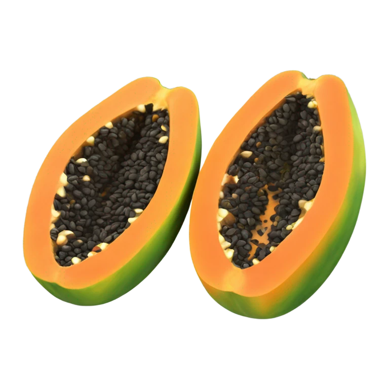 Papaya emoji