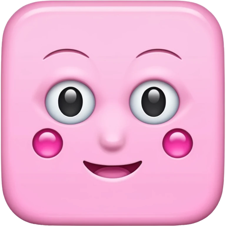 Pink square emoji