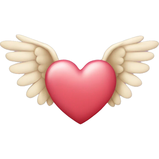 Heart with wings emoji