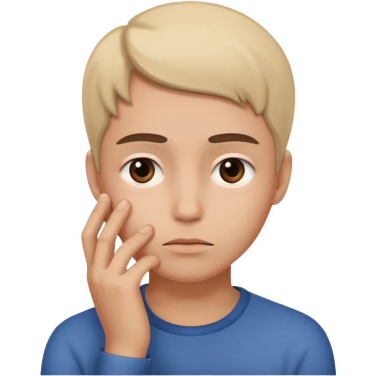 estas seguro preguntado  con mano en la cara emoji