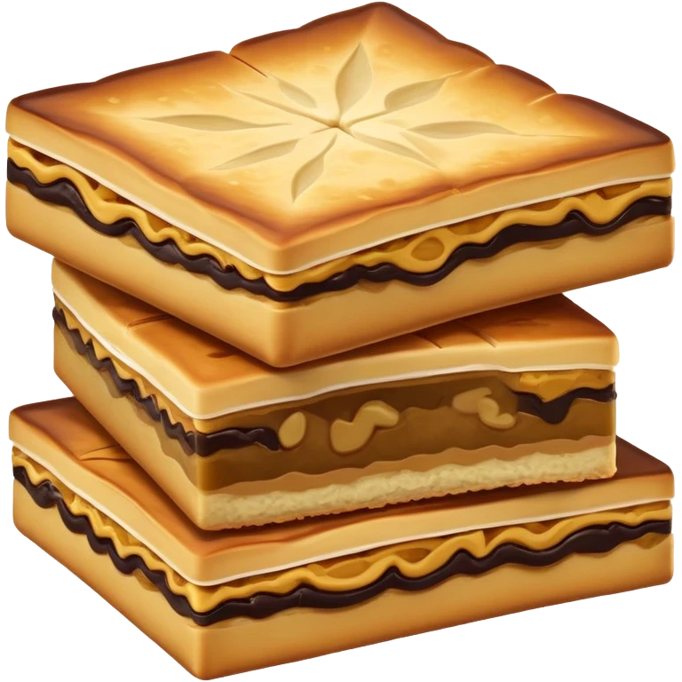 martabak manis-cinematic-realistic-martabak manis-dish-emoji,-depicted-as-a-single,-square-slice-of-sweet,-thick-martabak manis-with-a-rich,-indulgent-filling,-rendered-with-detailed-textures-and-vibrant,-appetizing-lighting emoji