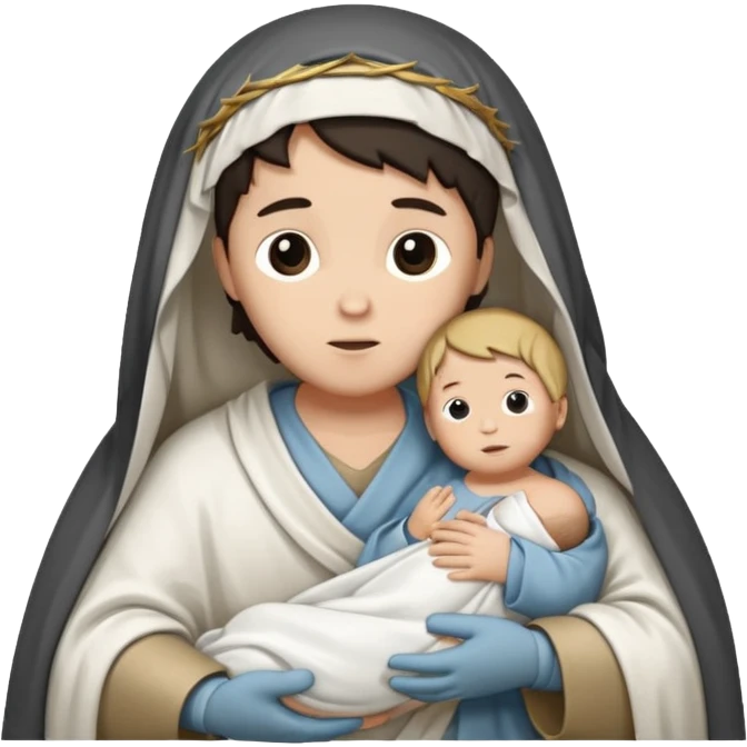 Pessebre Nadal nen jesús emoji
