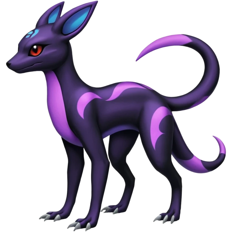 Salandit-Umbreon-Silvally-fusion (full body) emoji