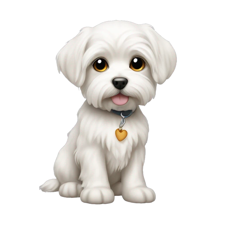 maltese puppy emoji