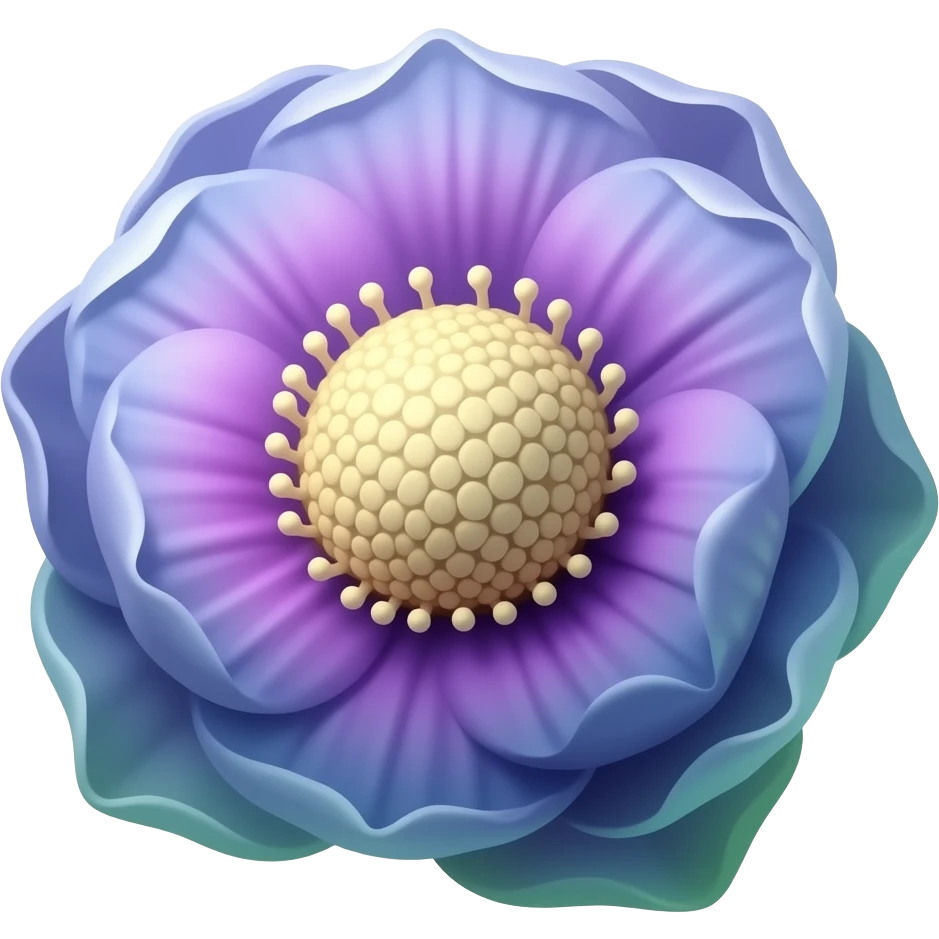 Magic shadow flower emoji