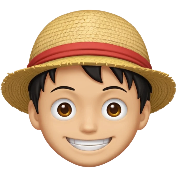 Emoji de luffy dans one piece emoji