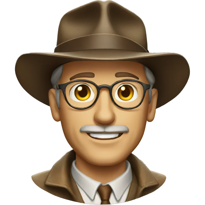 Indiana Jones Professor emoji