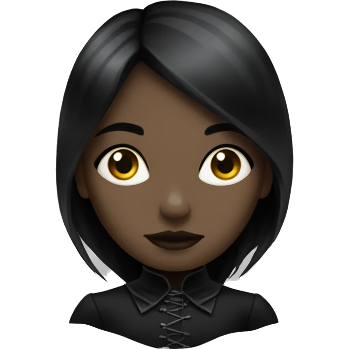 Gothic girl emoji