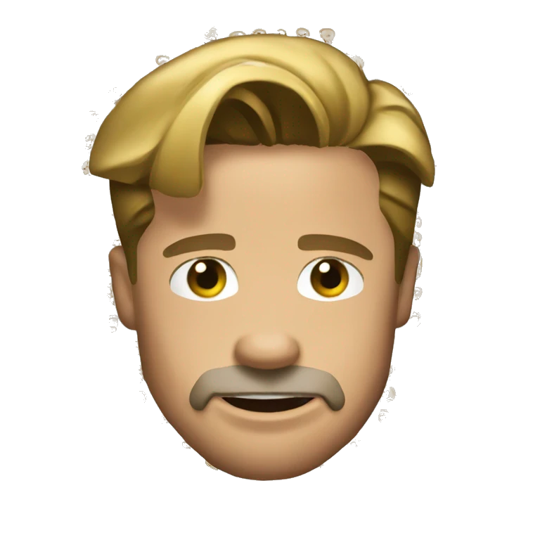 Emoticono Brad Pitt emoji
