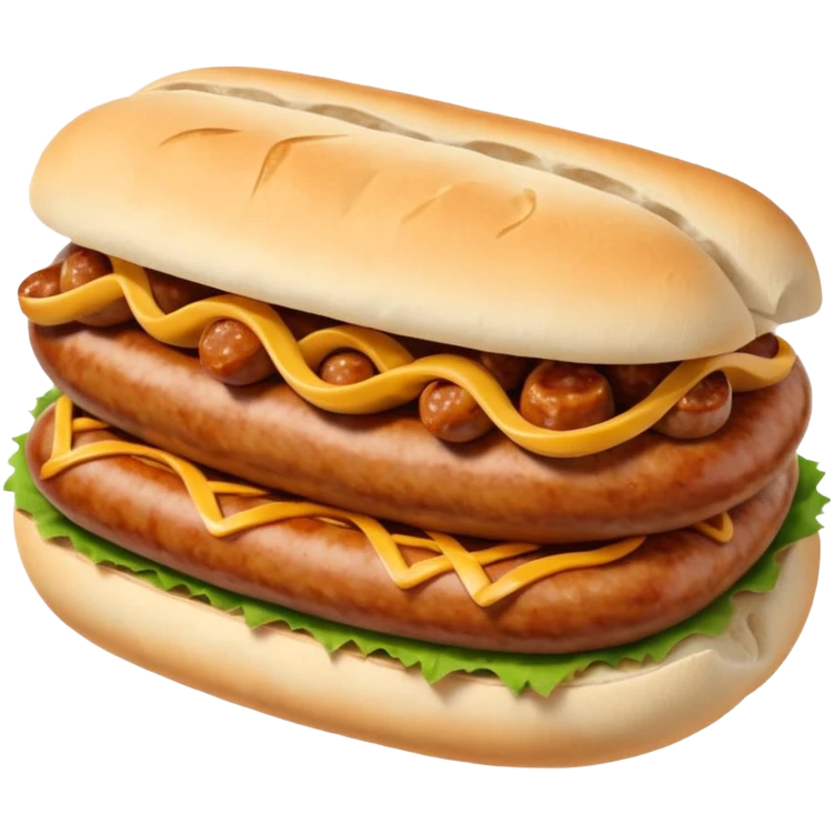 chopped sausages in pita bread emoji