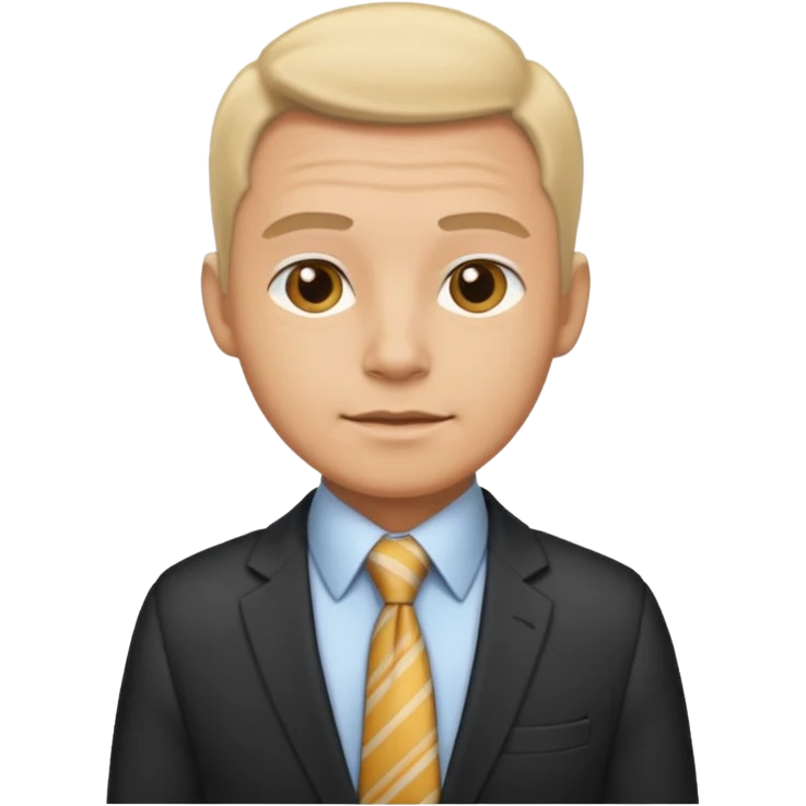 AN UNCLE with a tie in business clothes emoji