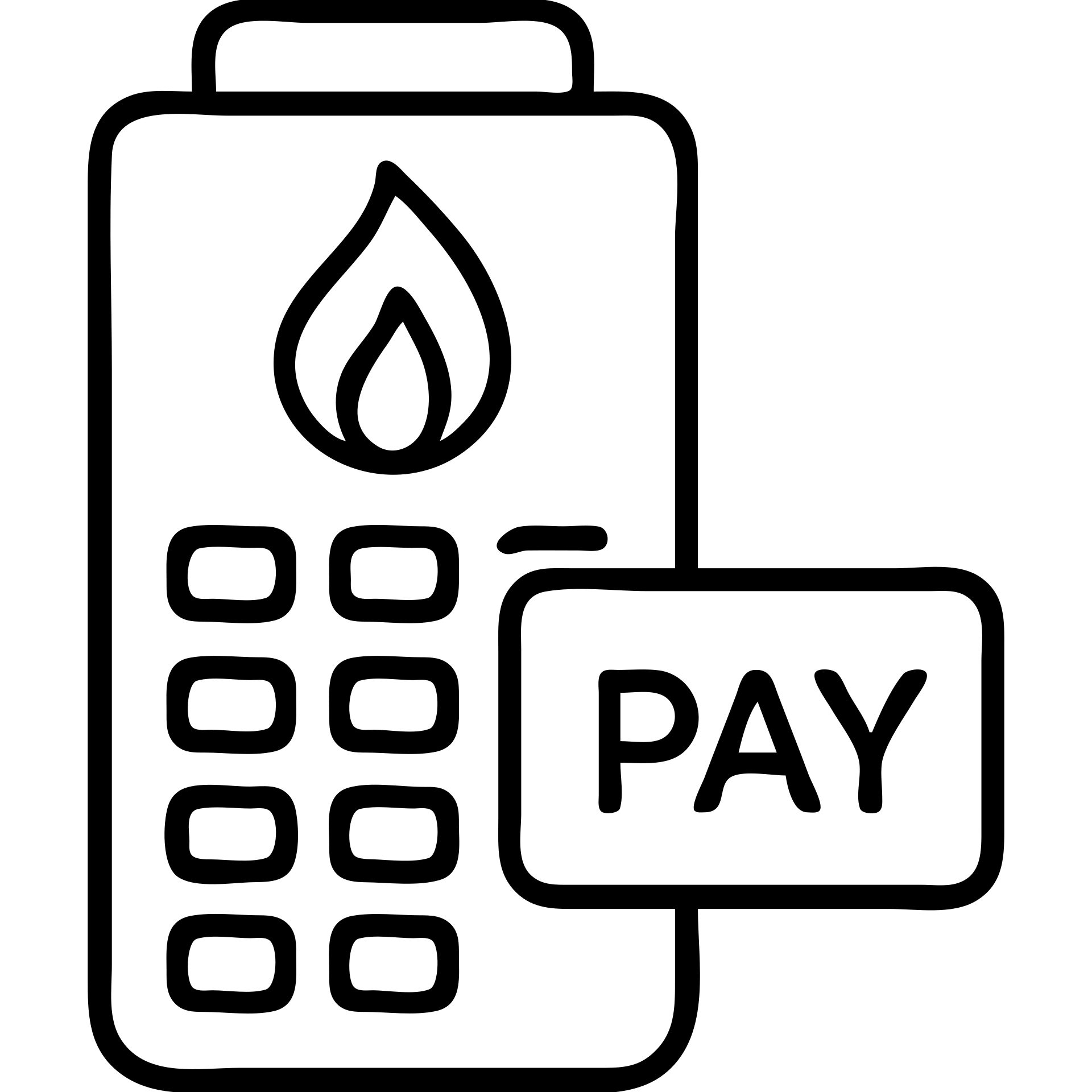 Gazprom Pay financial transaction icon with gas flame symbol and payment terminal emoji